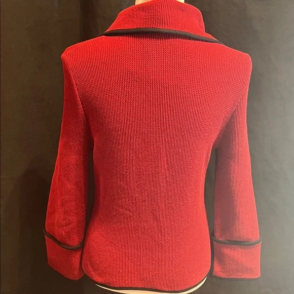 Tivoli Knit Jacket with Zebra Print Collar - Picture 4 of 16